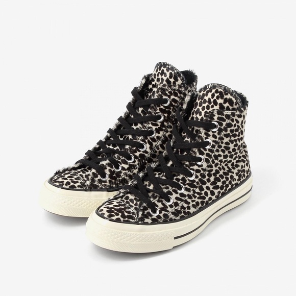cheetah pony hair converse